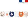Kit bavoirs en éponge motif renard