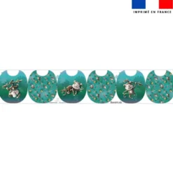 Kit bavoirs en éponge motif singe émotions - Création Stillistic