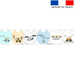 Kit bavoirs en éponge tracteur