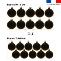 Kit boules de Noël personnalisé x10