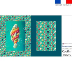 Kit couffin pour animaux motif poissons bonbons - Création Stillistic