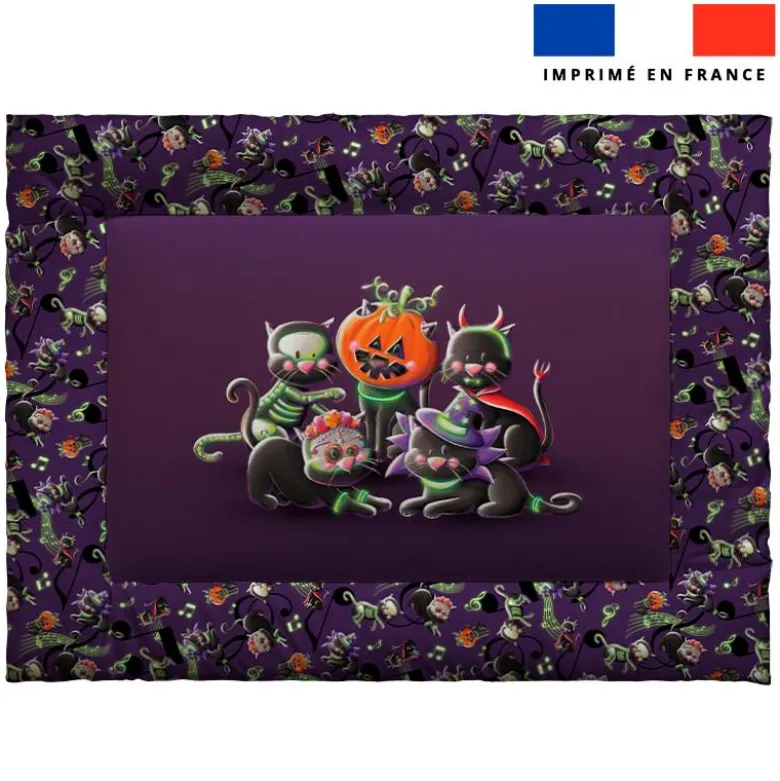 Kit couffin pour animaux motif Bal masqué Halloween - Création Stillistic