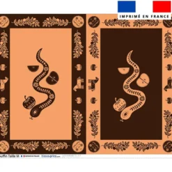 Kit couffin pour animaux motif éclat d'automne