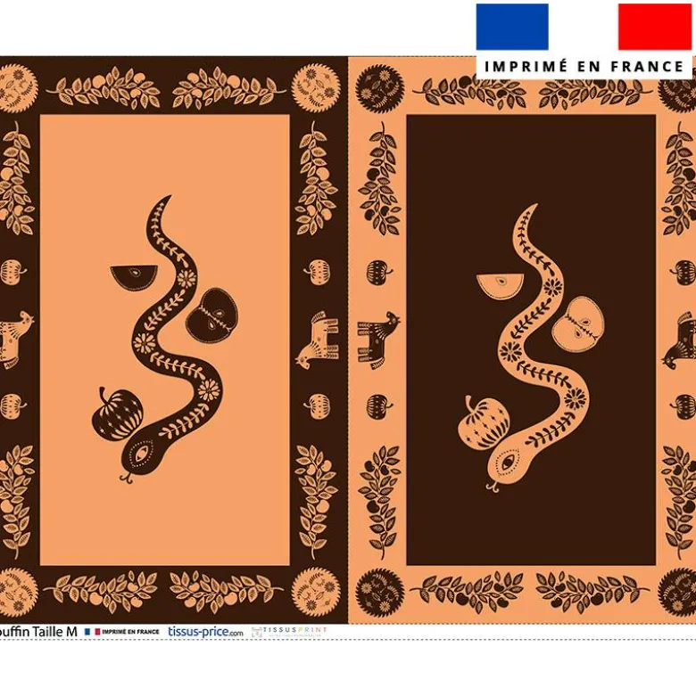Kit couffin pour animaux motif éclat d'automne