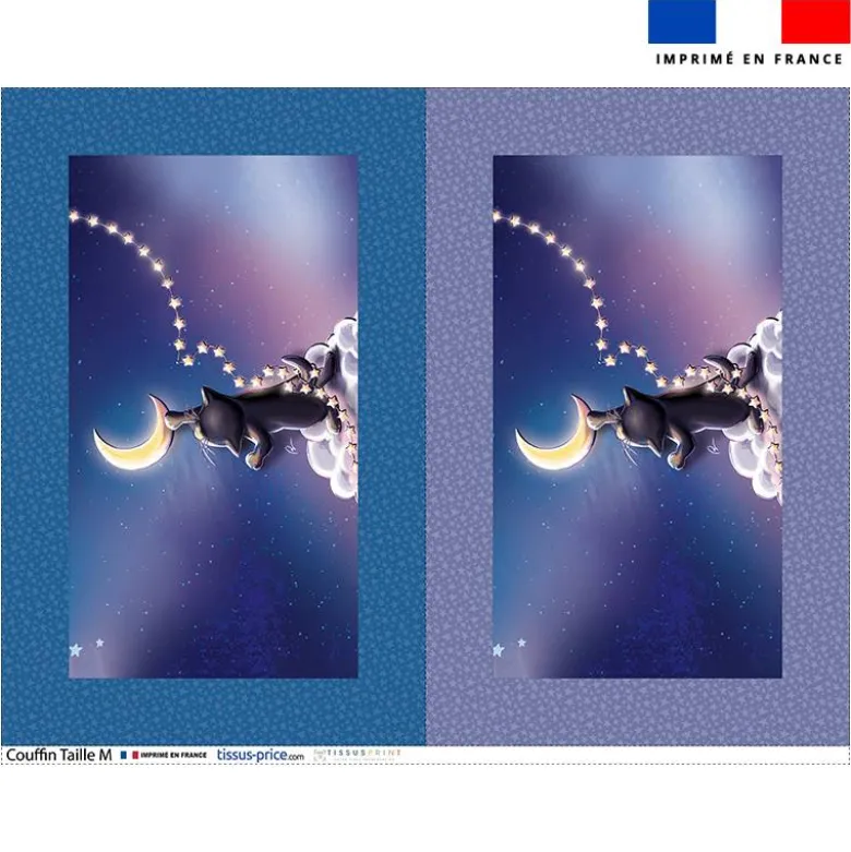 Kit couffin pour animaux motif chat sirius - Création Stillistic