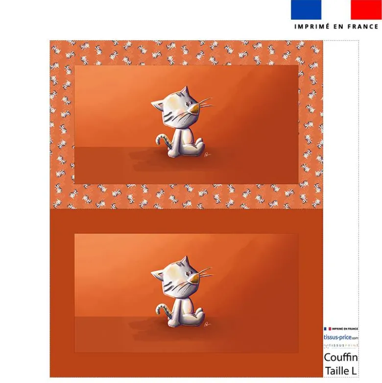 Kit couffin pour animaux motif bébé chat - Création Stillistic