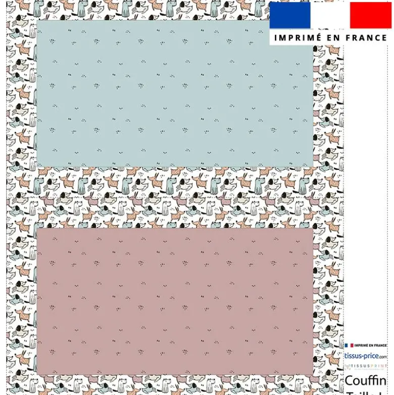 Kit couffin pour animaux motif chien