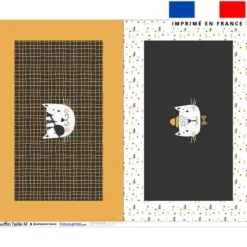 Kit couffin pour animaux motif chat gentleman