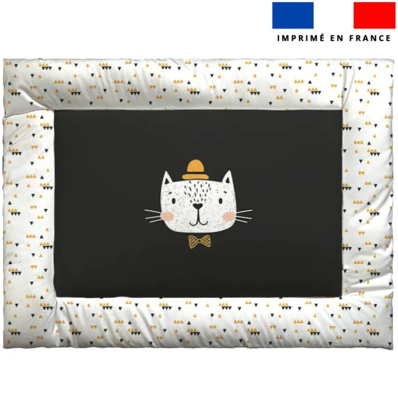 Kit couffin pour animaux motif chat gentleman