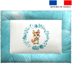 Kit couffin pour animaux motif écureuil aquarelle