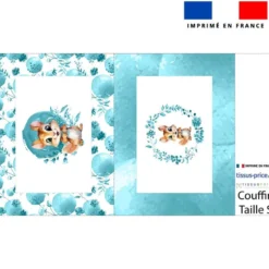 Kit couffin pour animaux motif écureuil aquarelle