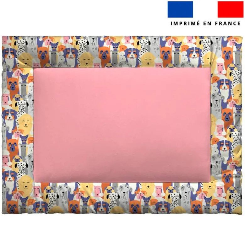 Kit couffin pour animaux motif chiens colorés