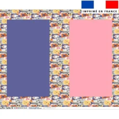 Kit couffin pour animaux motif chiens colorés