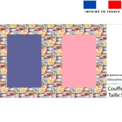 Kit couffin pour animaux motif chiens colorés