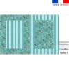 Kit couffin pour animaux motif hippo en vacances - Création Stillistic