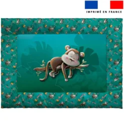 Kit couffin pour animaux motif singe dormeur - Création Stillistic