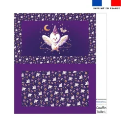 Kit couffin pour animaux motif chouette magicienne - Création Stillistic