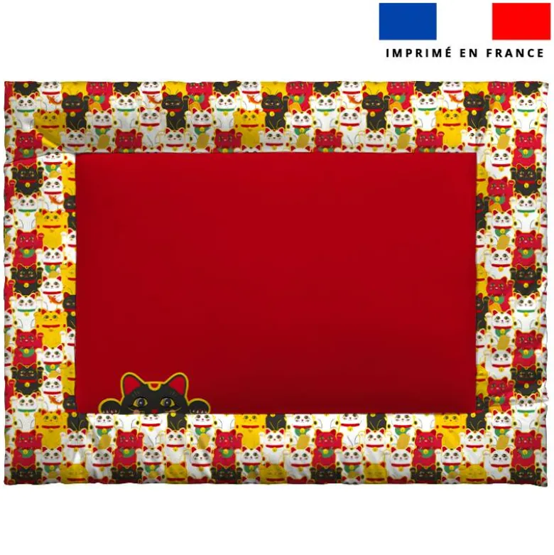 Kit couffin pour animaux motif chat maneki-neko