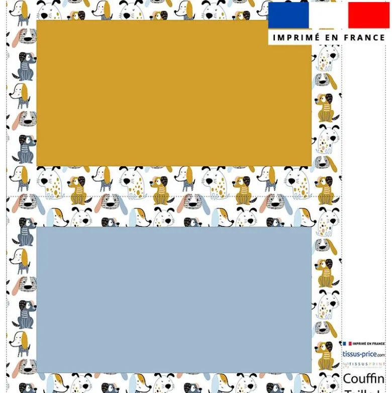 Kit couffin pour animaux motif animaux de compagnie