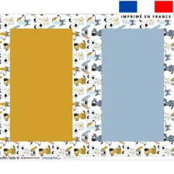 Kit couffin pour animaux motif animaux de compagnie