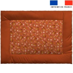 Kit couffin pour animaux motif amis ptit déj Croissant - Création Stillistic