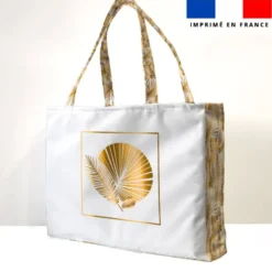 Kit couture sac cabas motif art déco gold