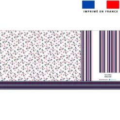 Kit couture sac cabas motif bateau tricolore