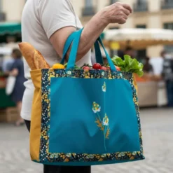 Kit couture sac cabas motif fleur bohème