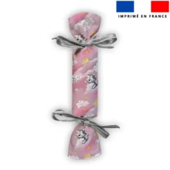 Kit crackers de Noël tigre blanc flocons - Création Stillistic