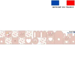 Kit de toilette motif lapine