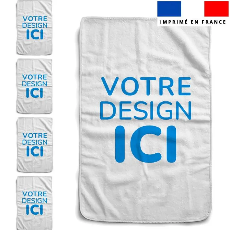 Kit essuie-mains 100% personnalisé