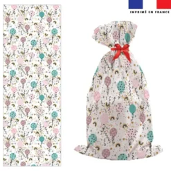 Kit hotte d'anniversaire blanc motif ballon festif