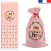 Kit hotte de Noel motif chien poméranien - Création Jolifox