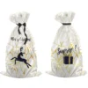 Kit hotte de Noel motif Merry Christmas gold
