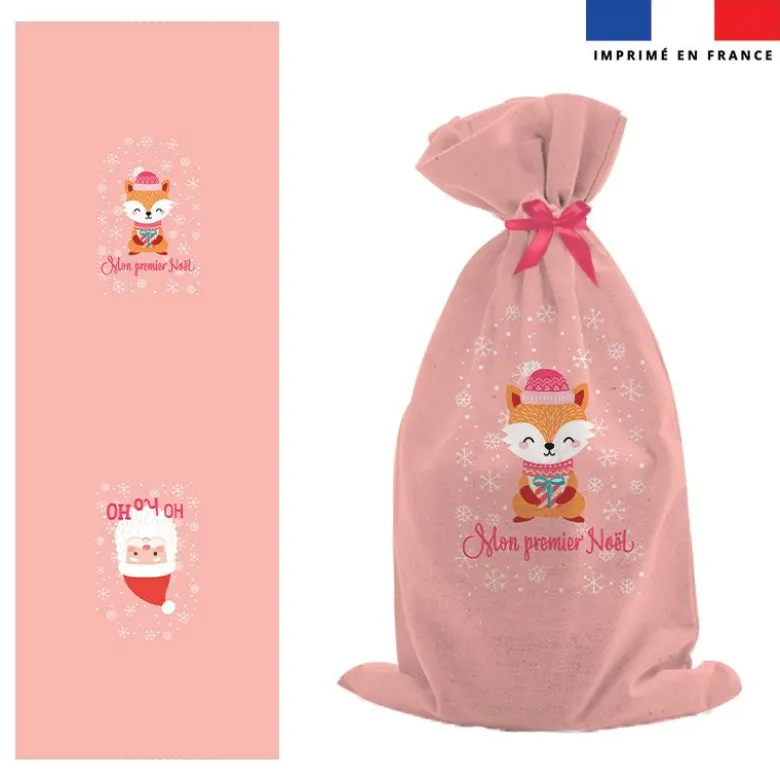 Kit hotte de Noel motif mon premier noel