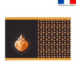 Kit hotte de Noel motif Noël ex-voto pain d'épices - Création Stillistic