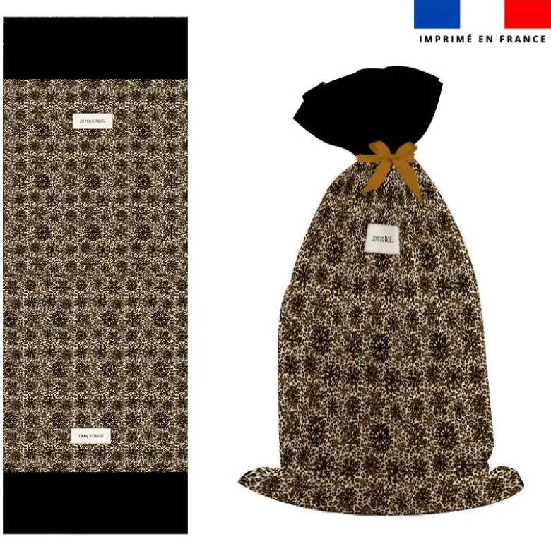 Kit hotte de Noel motif noël sauvage