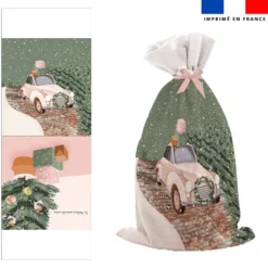 Kit hotte de Noel motif Noël Scandinave