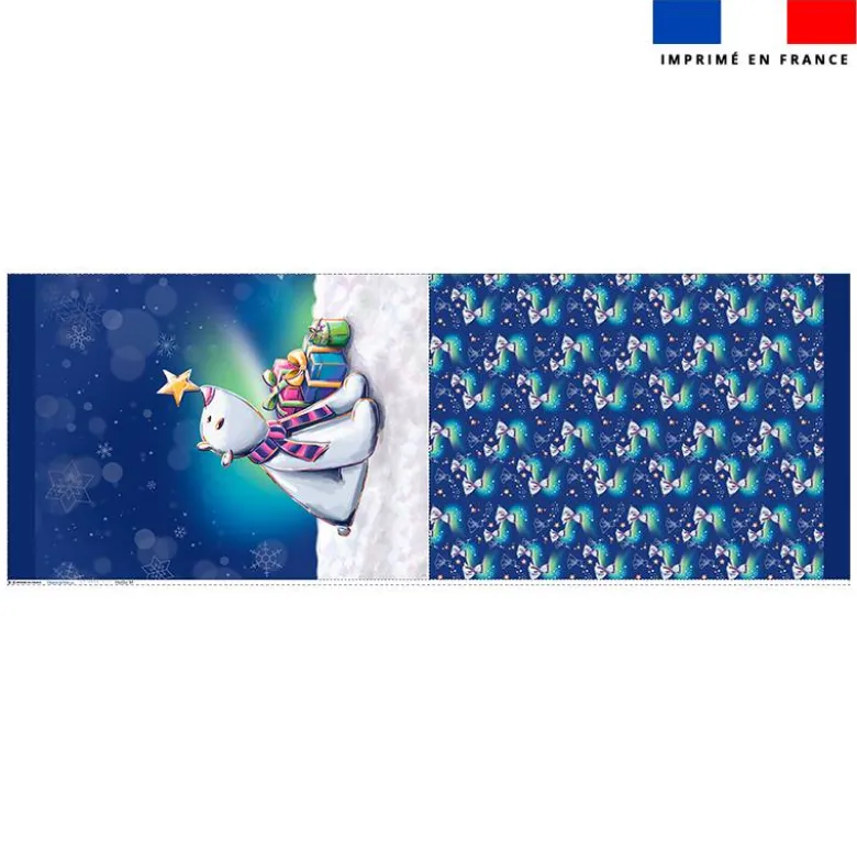 Kit hotte de Noel motif Ours polaire de noel - Création Stillistic