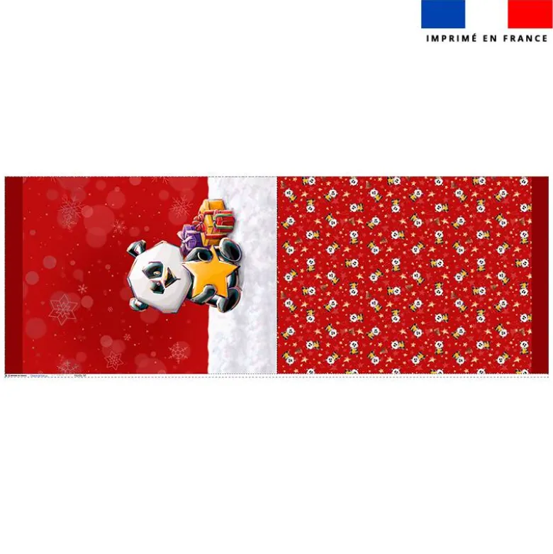 Kit hotte de Noel motif Panda de noel - Création Stillistic