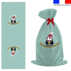 Kit hotte de Noel motif pingouin