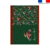 Kit hotte de Noel motif souris de noel vert - Création Stillistic