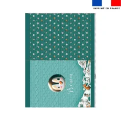 Kit hotte personnalisée motif animaux du froid pingouin - Création Stillistic