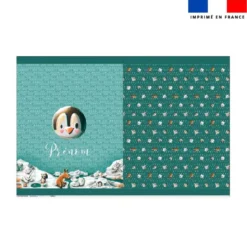Kit hotte personnalisée motif animaux du froid pingouin - Création Stillistic
