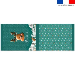 Kit hotte personnalisée motif animaux du froid renne - Création Stillistic