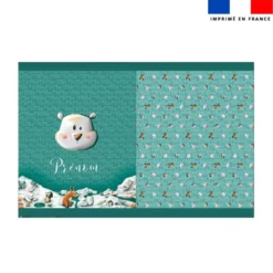 Kit hotte personnalisée motif animaux du froid ours - Création Stillistic