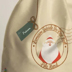 Kit hotte personnalisé Joyeux Noel + Fausse fourrure