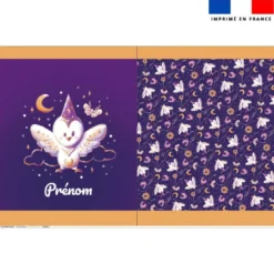 Kit hotte personnalisé motif chouette magicienne - Création Stillistic