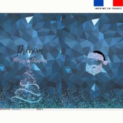 Kit hotte personnalisé motif Merry Christmas féerique