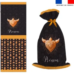 Kit hotte personnalisé motif Noël ex-voto pain d'épices - Création Stillistic